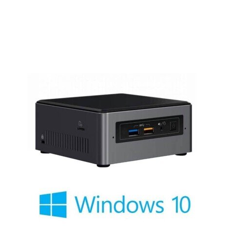 Mini PC Intel NUC NUC7i7BNH, Intel i7-7567U, 16GB DDR4, 256GB SSD, Win 10 Home